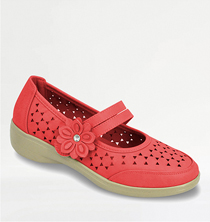 Comfort Bar Wide E Fit Shoes - LJ896